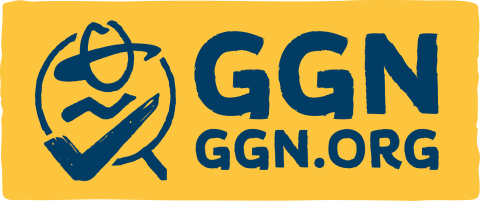 GGN-Logo für nachhaltige Weihnachtsbaumproduktion Logo von GGN für zertifizierte Weihnachtsbaumproduktion